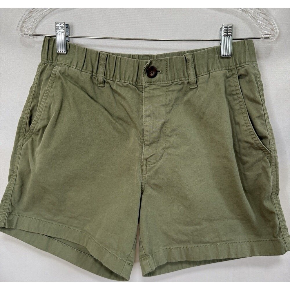 Bear Bottom Mens Medium Olive Green Stretch Chino Shorts 5.5” Inseam